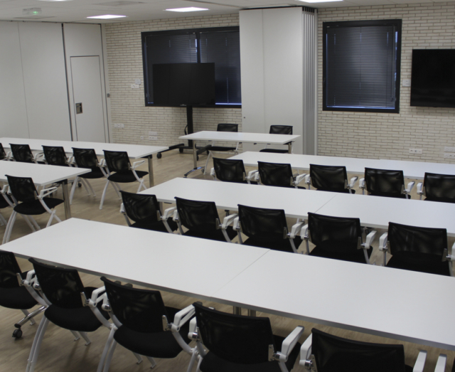Salles 2 et 3 en configuration classe Salle 2+3