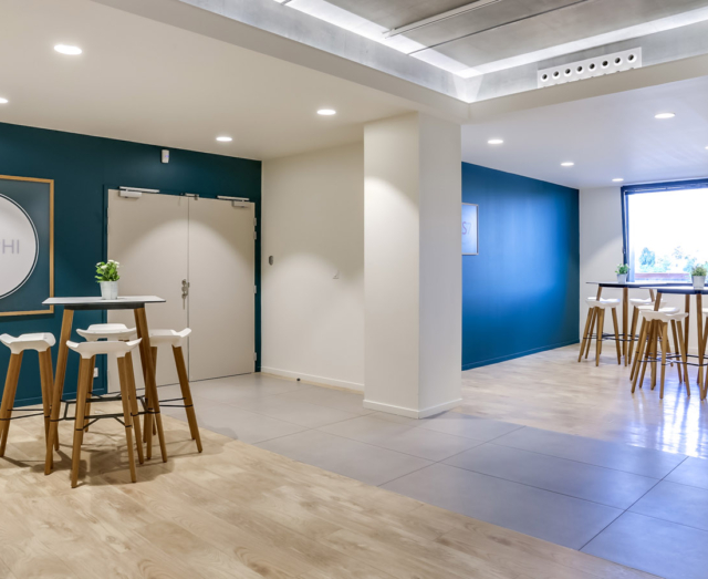 Espace détente Espace détente devant l'auditorium